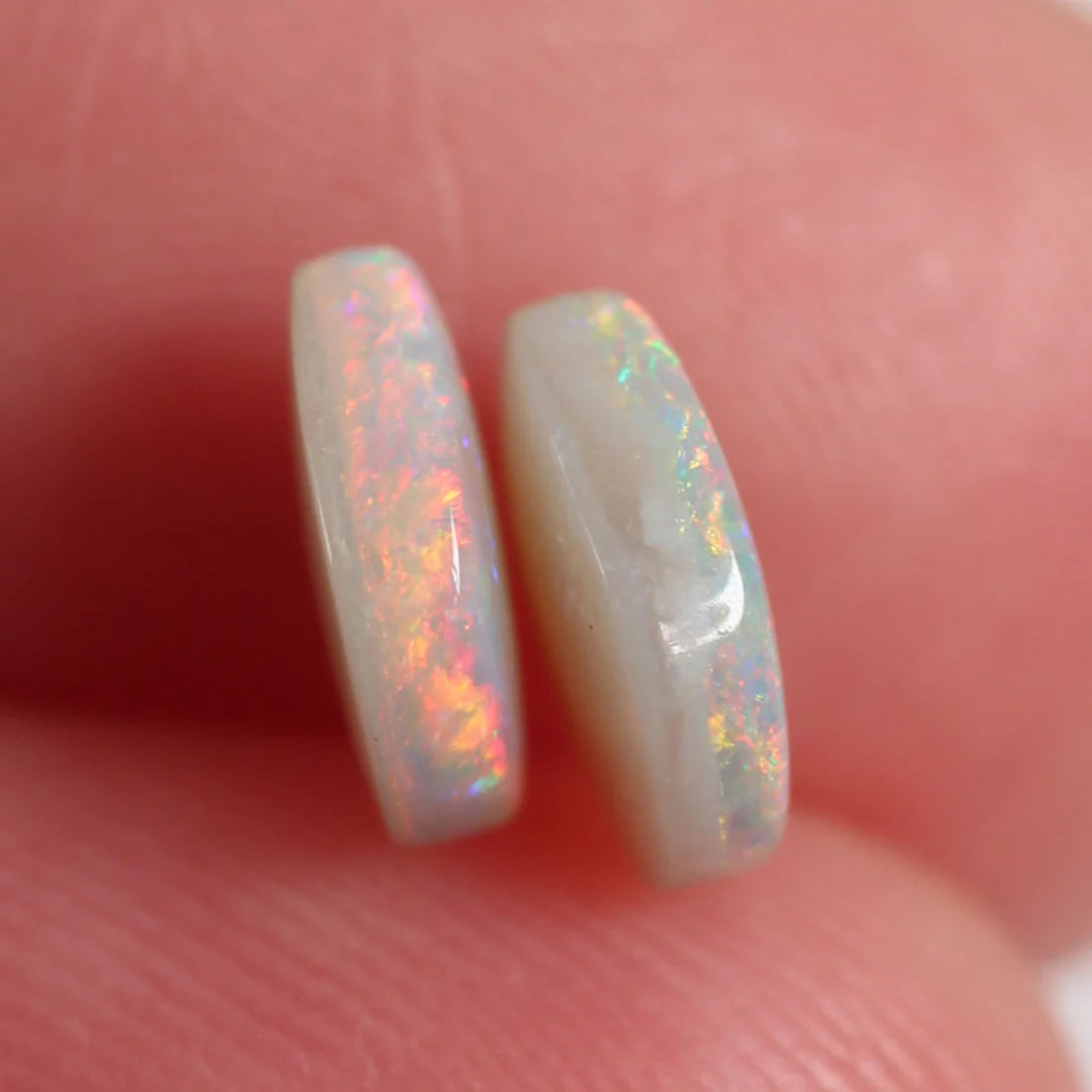 1.5ct (7.6x6.4x2.6mm) Light Opal Pair