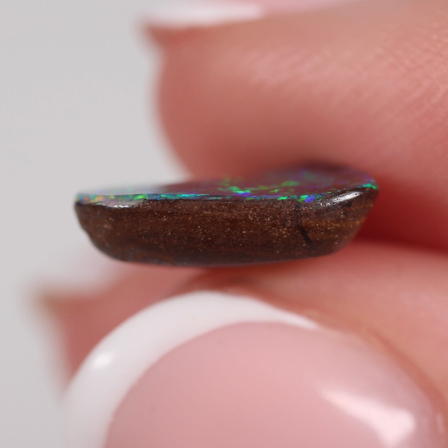 3.68ct (12x11x3.7mm) Boulder Opal