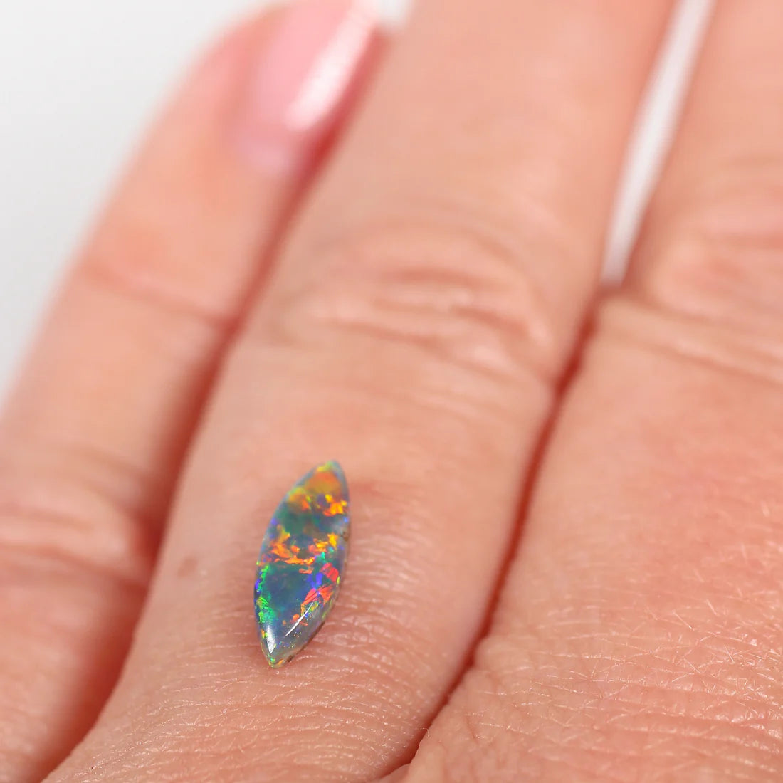 0.72ct (10.5x3.8x3.7mm) Boulder Opal