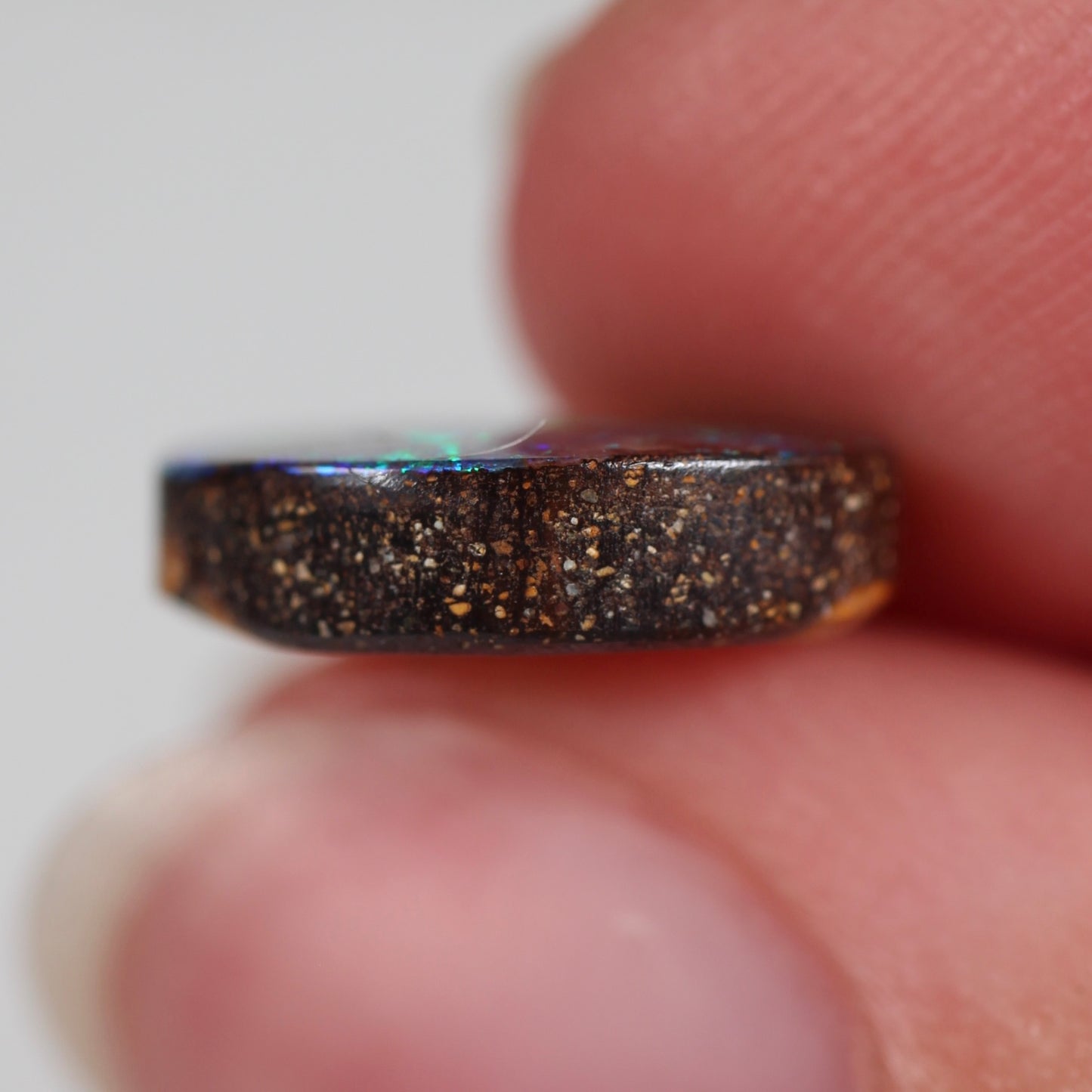 4.3ct (11.9x10.3x3.4mm) Boulder Opal