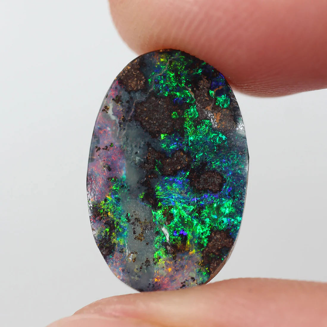 7.40ct (17x11x4mm) Boulder Opal