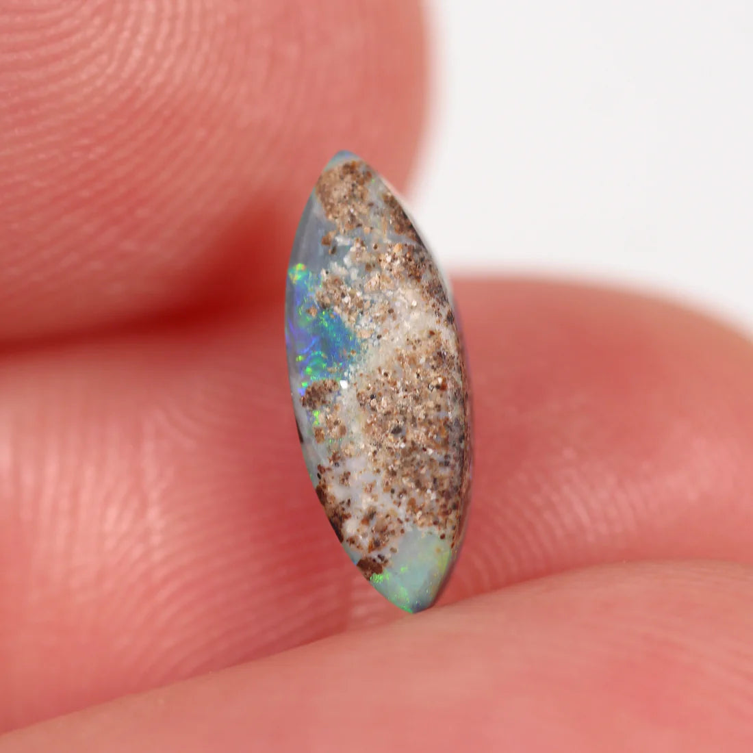 0.72ct (10.5x3.8x3.7mm) Boulder Opal