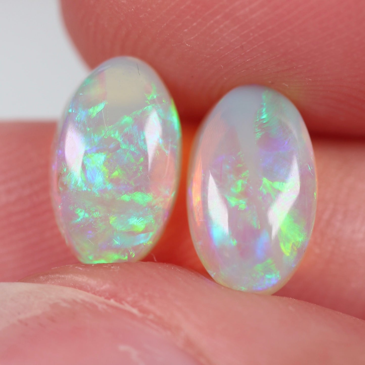 2.58ct (10x6x3.2mm) Crystal Opal Pair