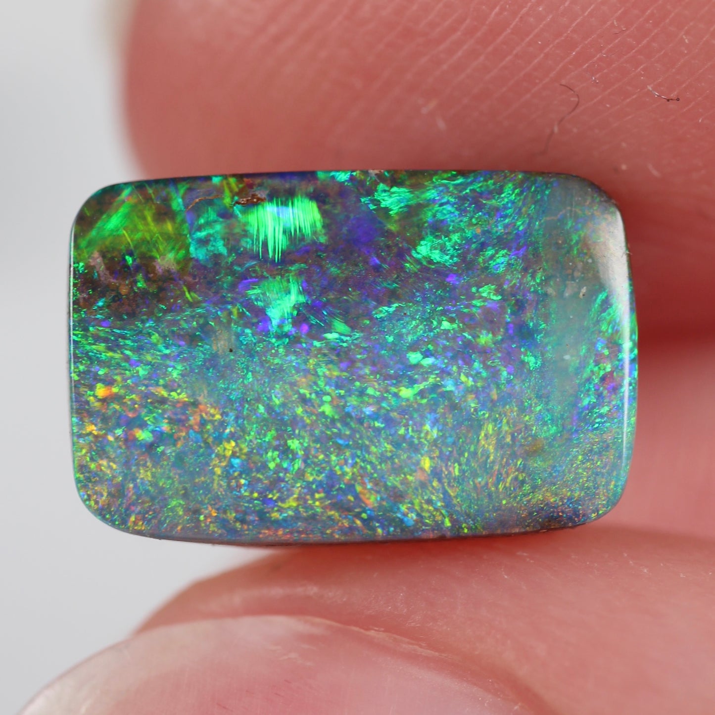3.70ct (12.8x8.4x3.3mm) Boulder Opal