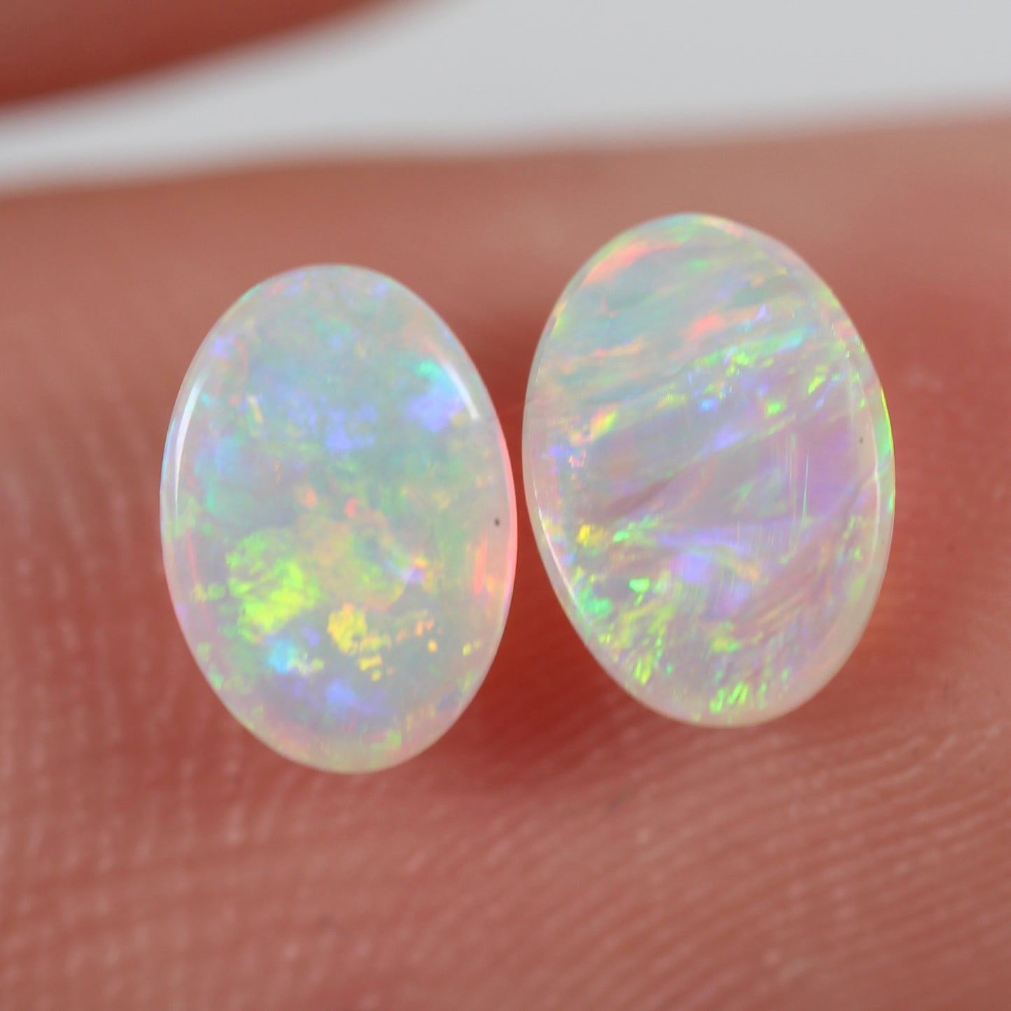 1.13ct (7x5x2.6mm) Crystal Opal Pair