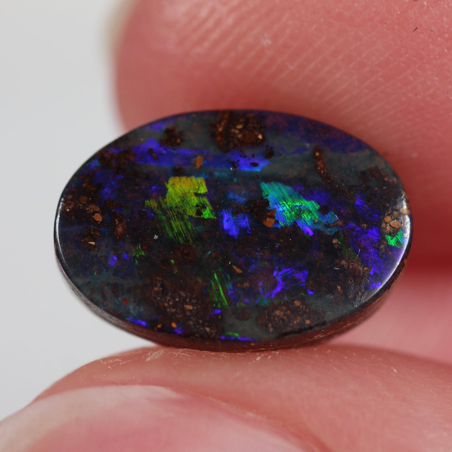 3.5ct (12.1x8.3x3.6mm) Boulder Opal