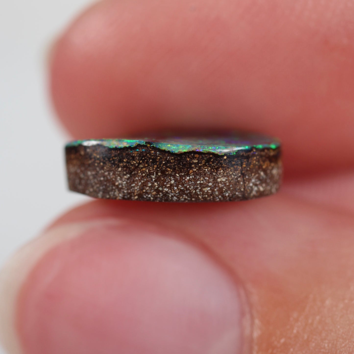 3.71ct (12.6x8.9x3.4mm) Boulder Opal