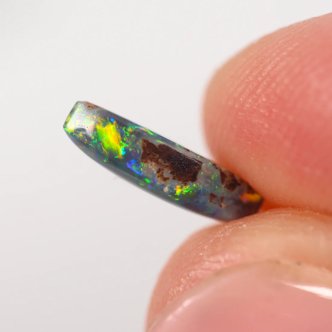 0.72ct (10.5x3.8x3.7mm) Boulder Opal