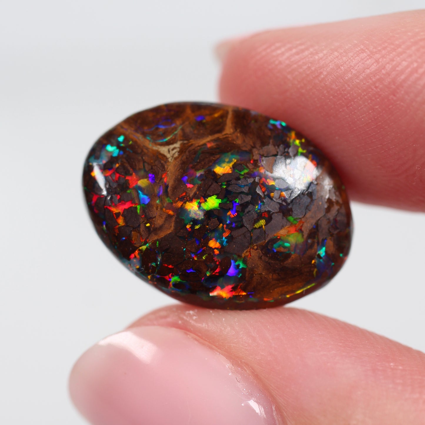 10.6cts (18.5x13.4x5.2mm) Boulder Opal