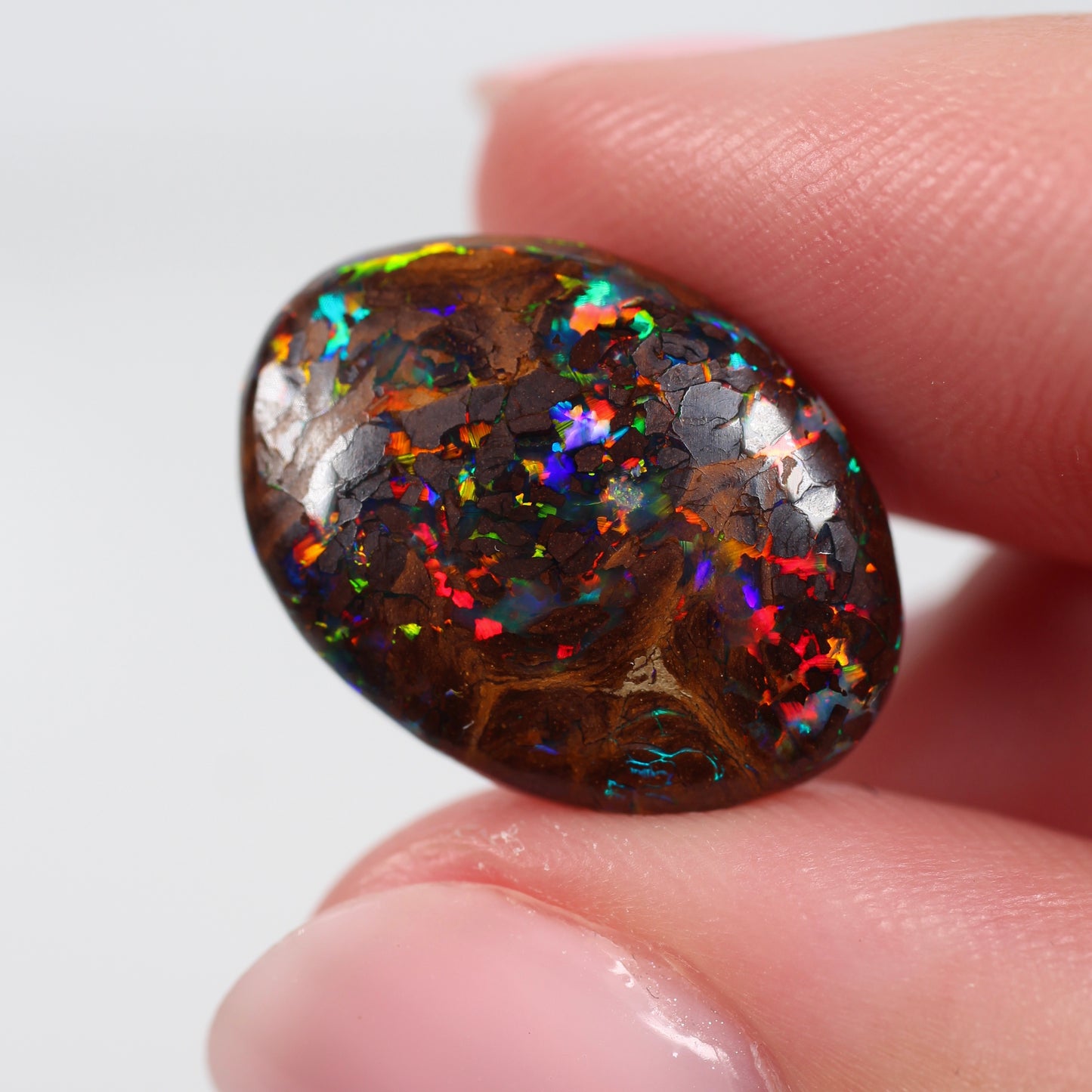 10.6cts (18.5x13.4x5.2mm) Boulder Opal
