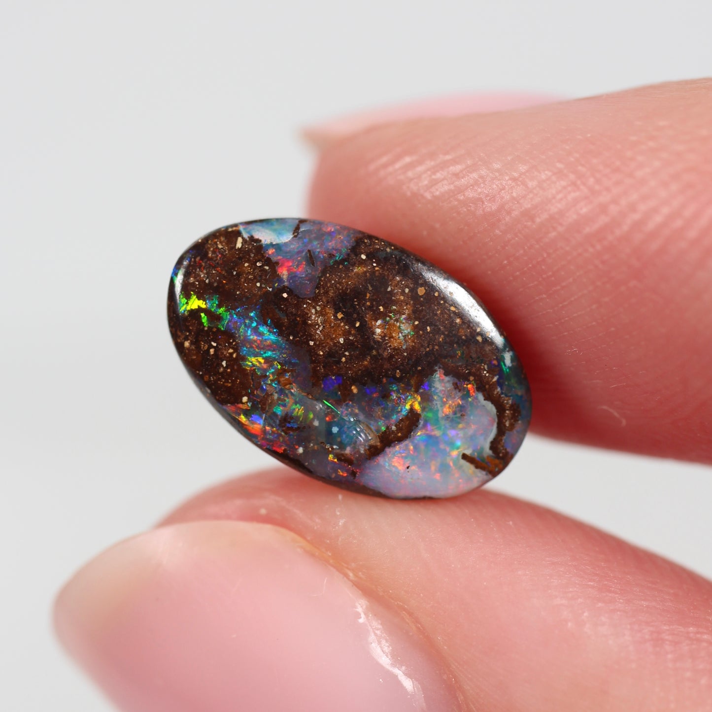 3.35ct (12.8 x 8.1 x 3.2mm) Boulder Opal