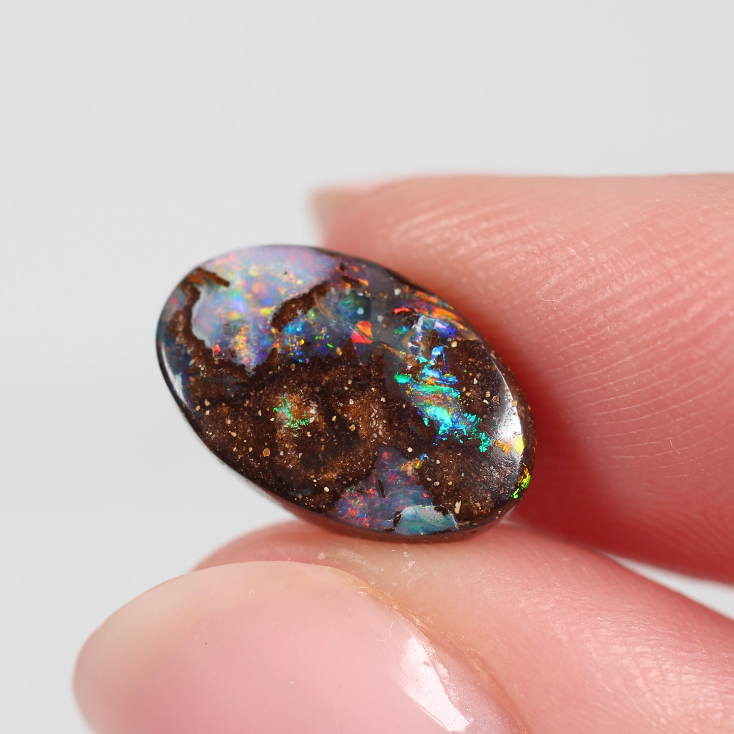 3.35ct (12.8 x 8.1 x 3.2mm) Boulder Opal