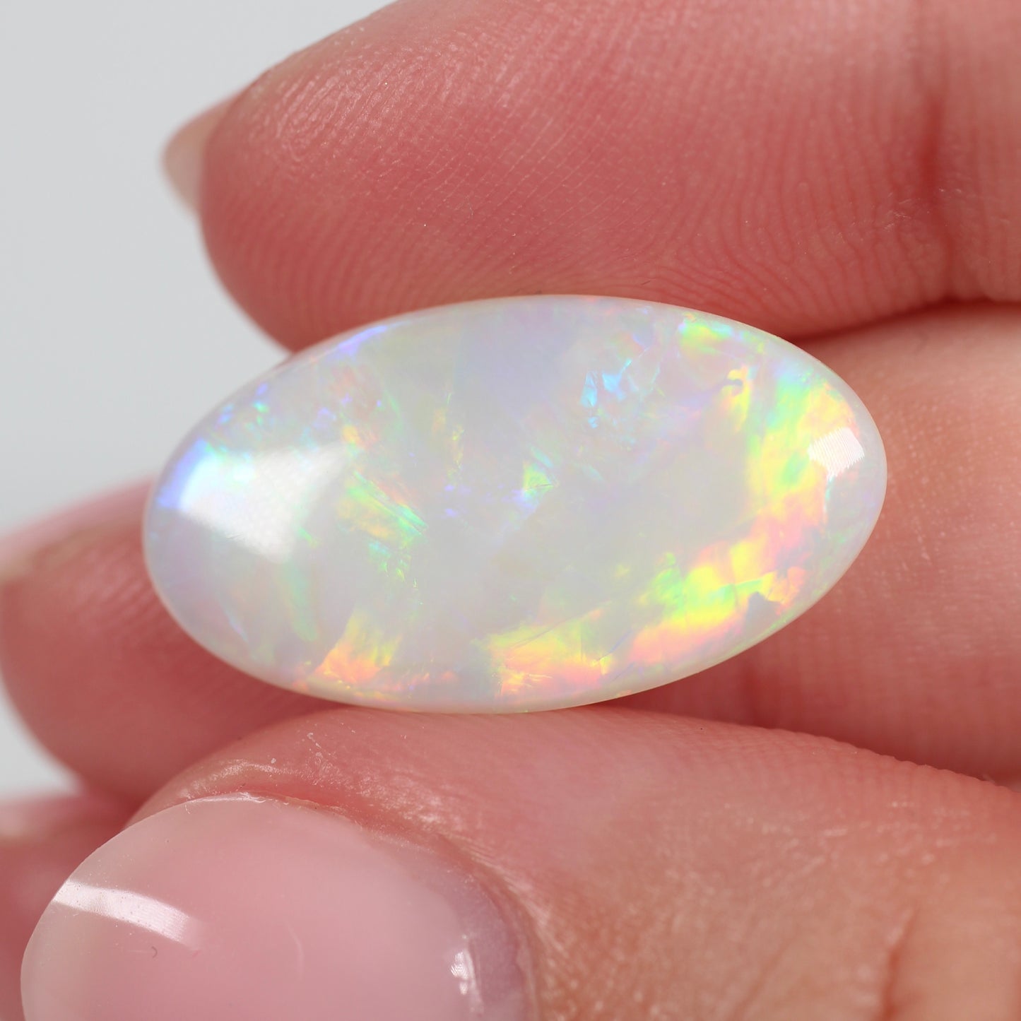 6.50ct (22.60 x 12.4 x 3.7mm) White Opal