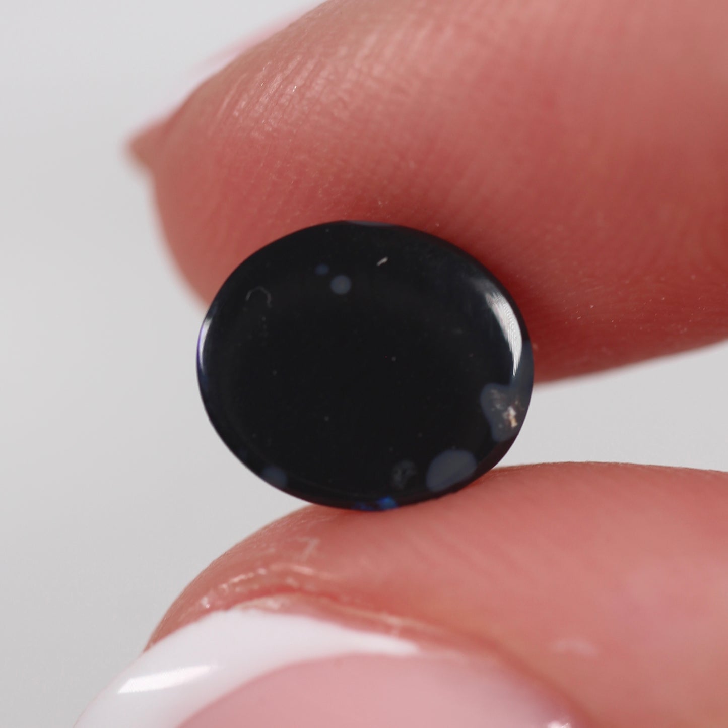 1.30ct (8.8 x 7.5 x 3.1mm) Black Opal