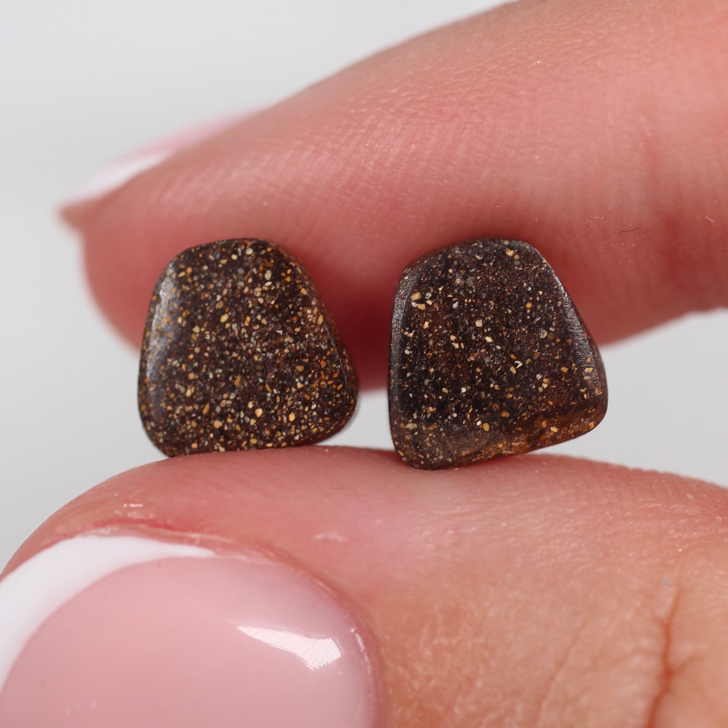 4.05ct (8.1 x 8.3 x 2.9mm) Boulder Opal Pair