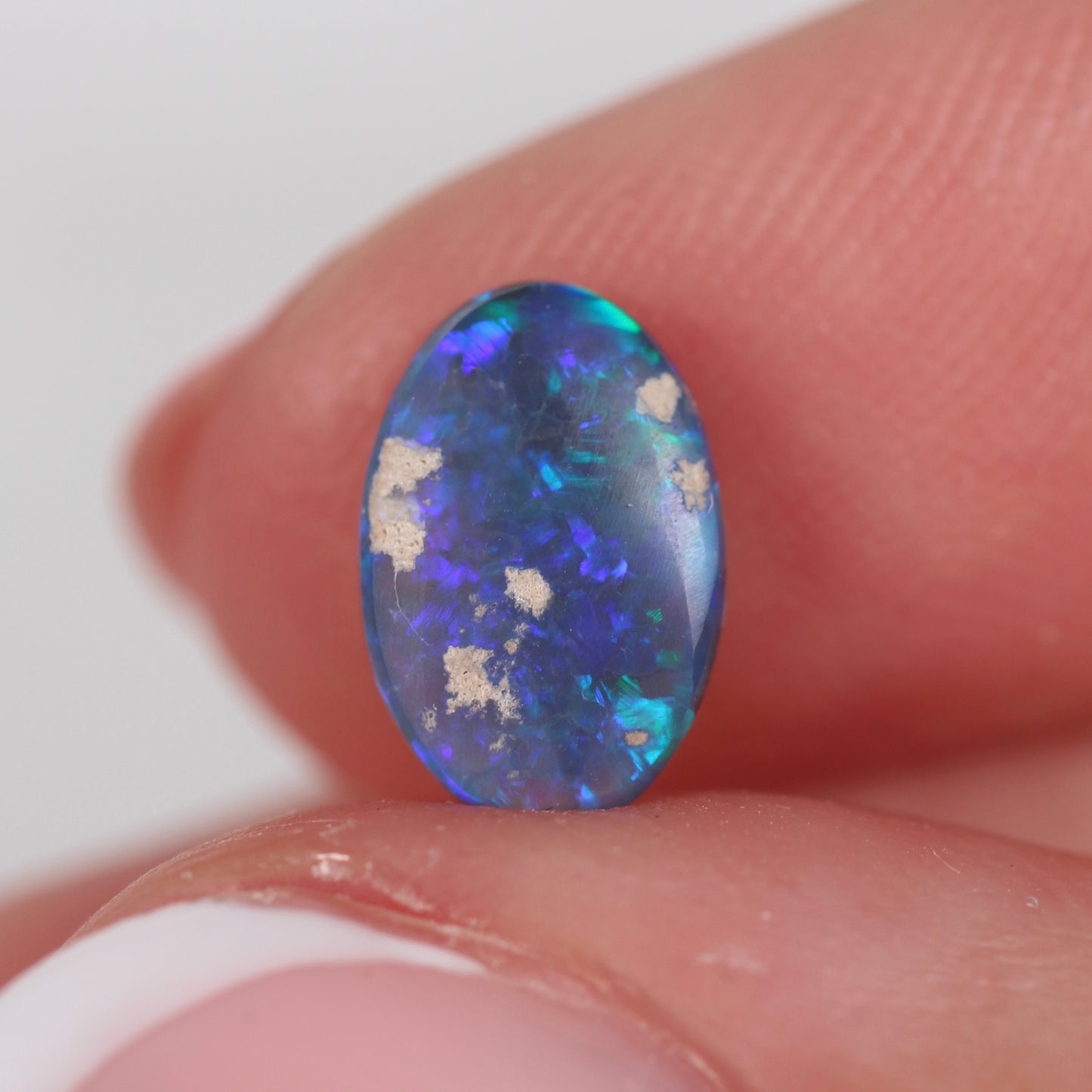 1.15ct (9.6 x 6.4 x 3.1mm) Black Opal