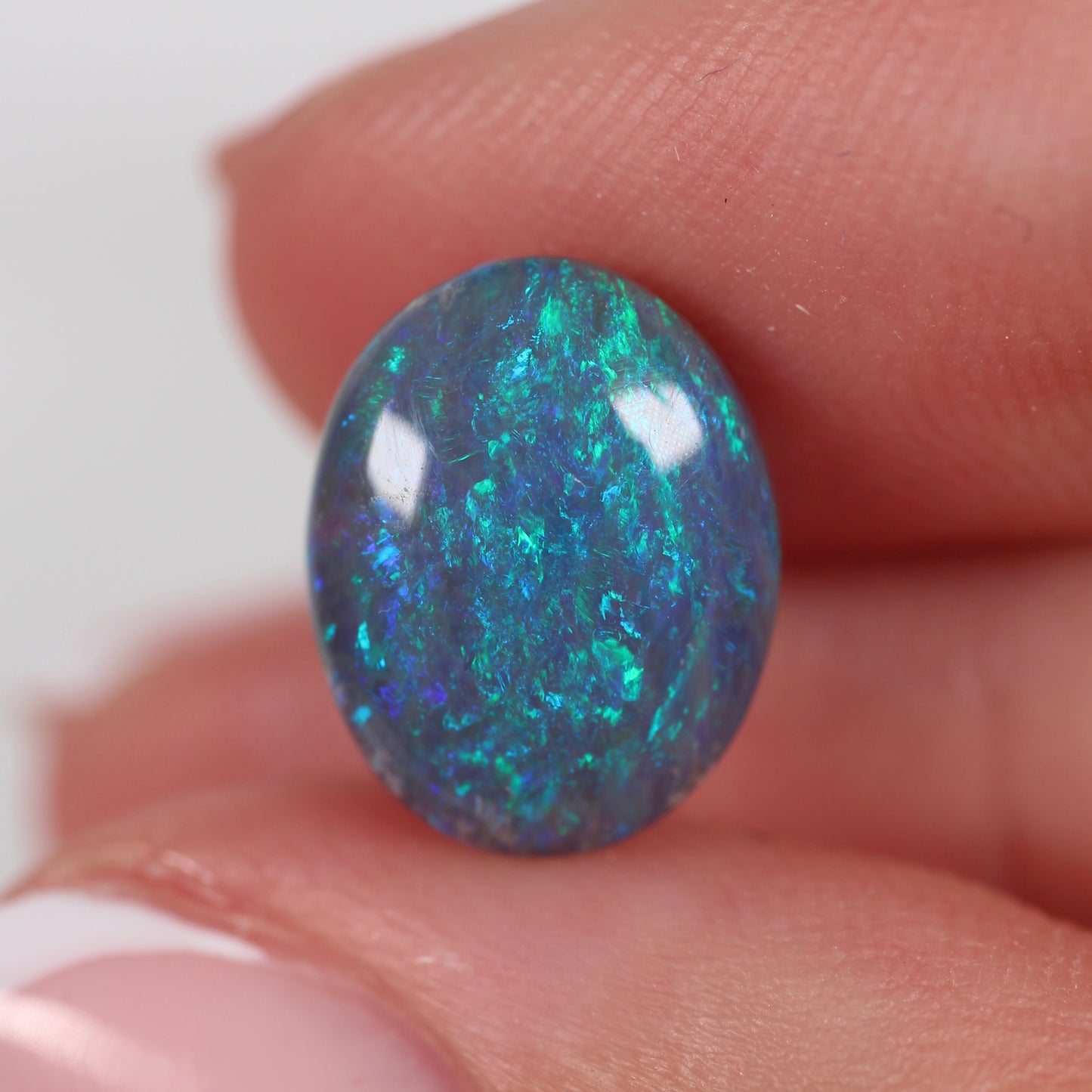 3.40ct (12.3 x 9.7 x 4.7mm) Dark Opal