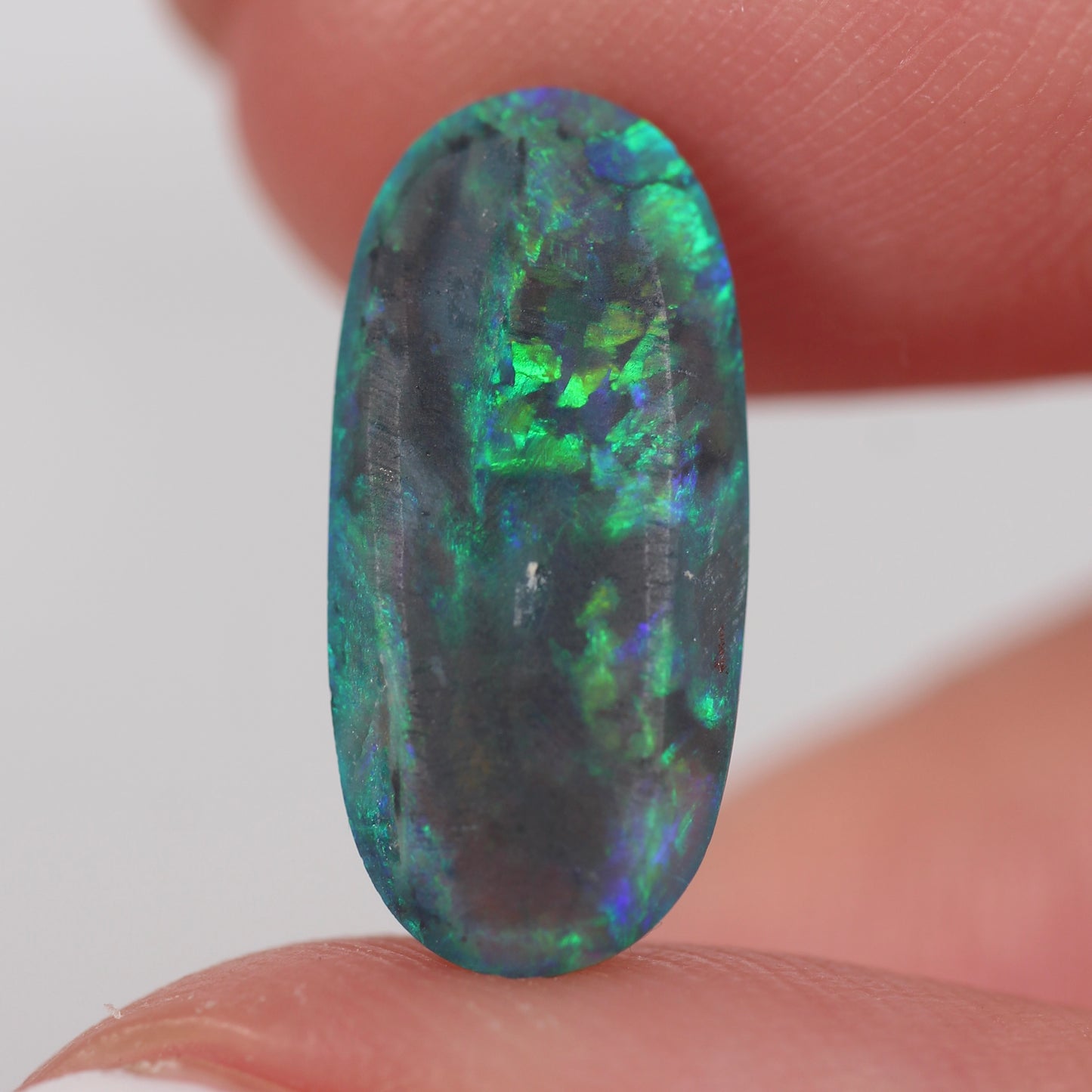 3.28ct (16x7.5x4.1mm) Black Opal