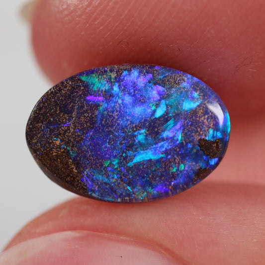 2.86ct (11.7x8.1x3.2mm) Boulder Opal