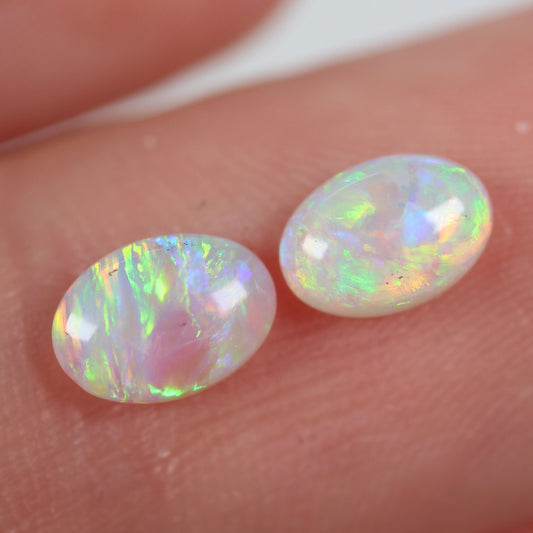 1.13ct (7x5x2.6mm) Crystal Opal Pair