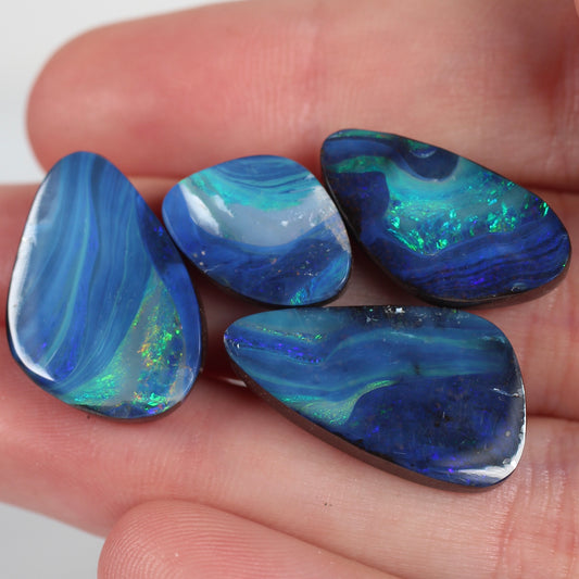 38ct (4x) Boulder Opal Parcel