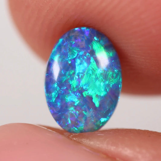 1.35ct (8.4x6.1x4.2mm) Black Opal