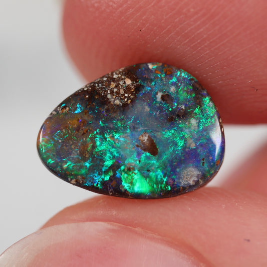 2.25ct (11x8x3.3mm) Boulder Opal