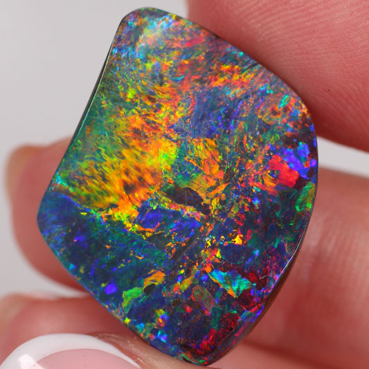 24.30ct (27.25x22.07x6.58mm)  Boulder Opal