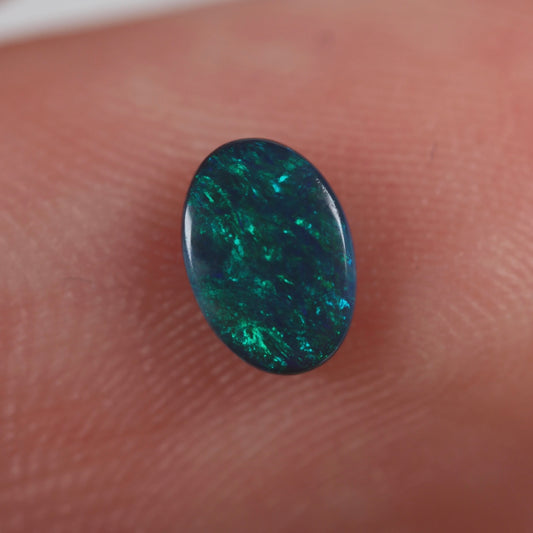 0.29ct (6x4x1.6mm) Black Opal
