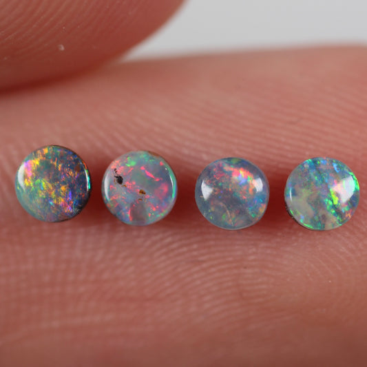 0.65ct (3.4x3.4mm) Boulder Opal Parcel