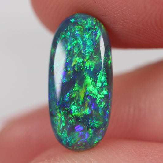 3.28ct (16x7.5x4.1mm) Black Opal
