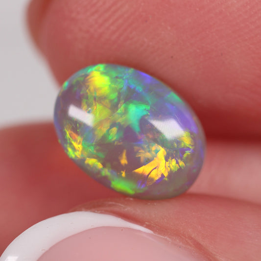 2.71ct (10.7x7.9x5.5mm) Dark Crystal Opal