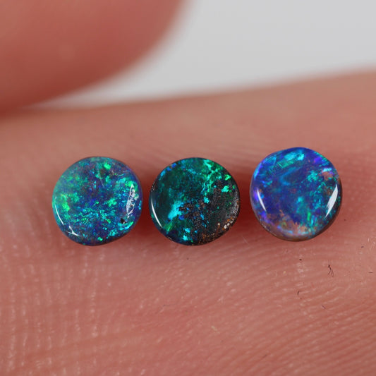 0.55ct (3.6x3.6mm) Boulder Opal Parcel