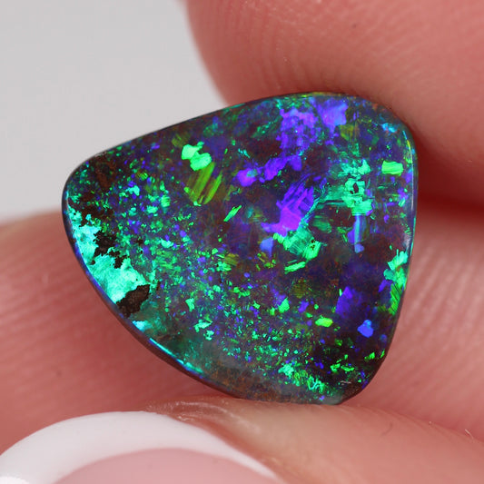 3.68ct (12x11x3.7mm) Boulder Opal