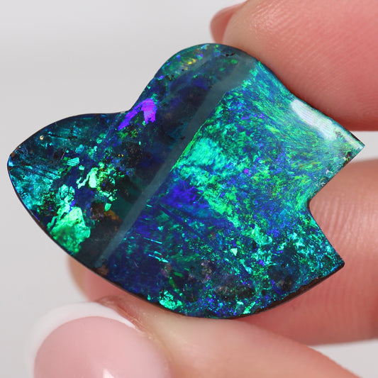 22.76ct (27.5x21x6.7mm) Boulder Opal