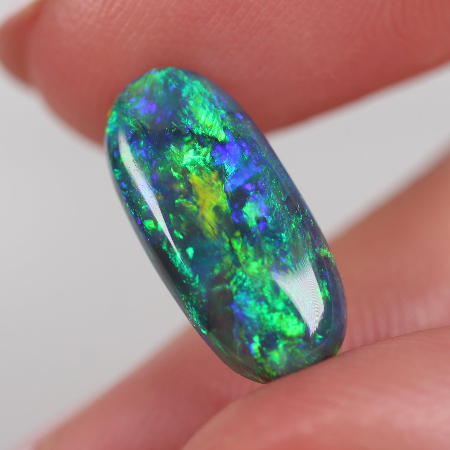 3.28ct (16x7.5x4.1mm) Black Opal