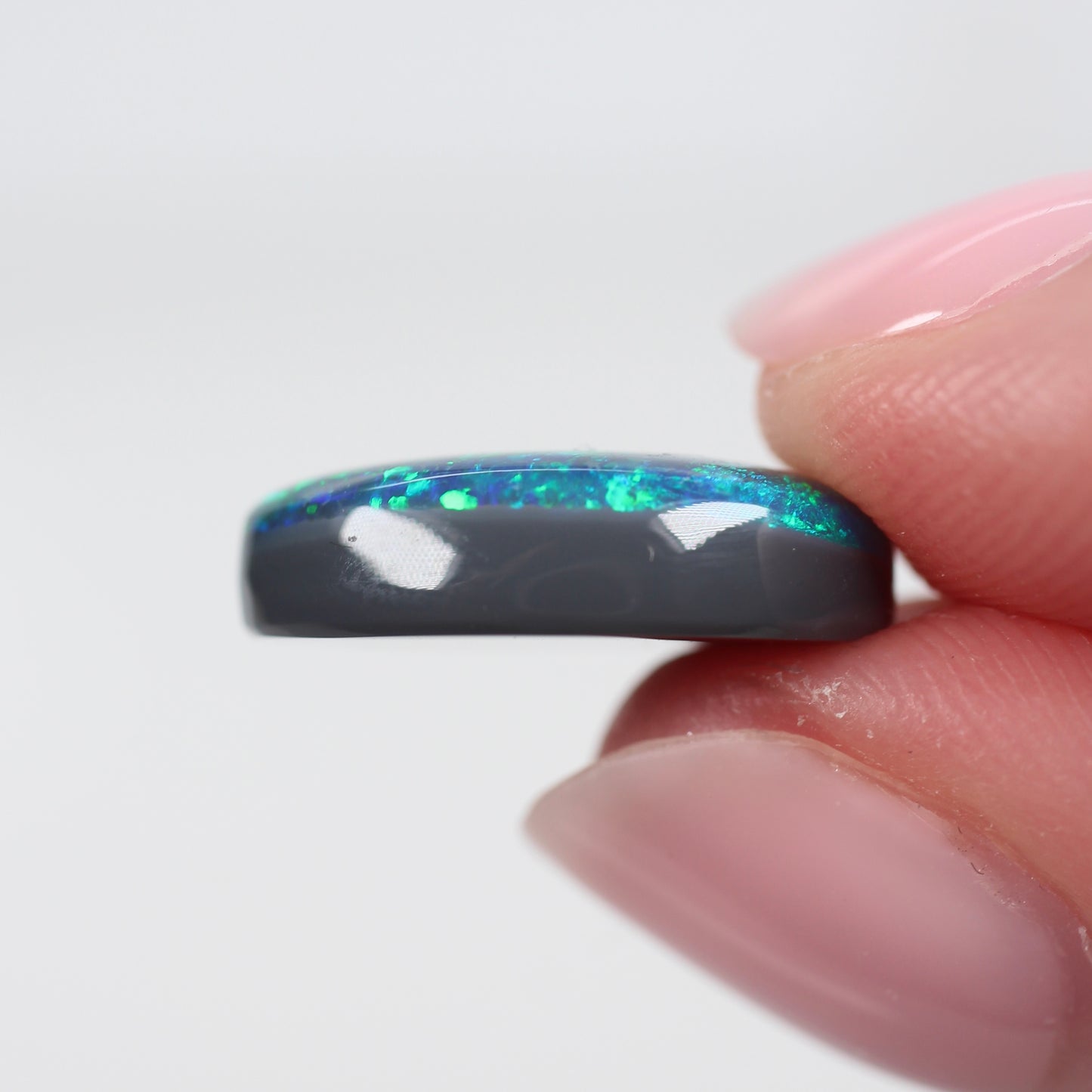 6.20ct (15.8x11.9x4.5mm) Black Opal