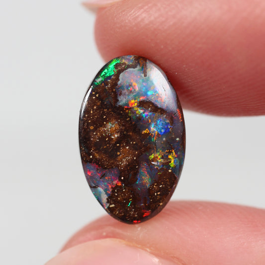 3.35ct (12.8 x 8.1 x 3.2mm) Boulder Opal