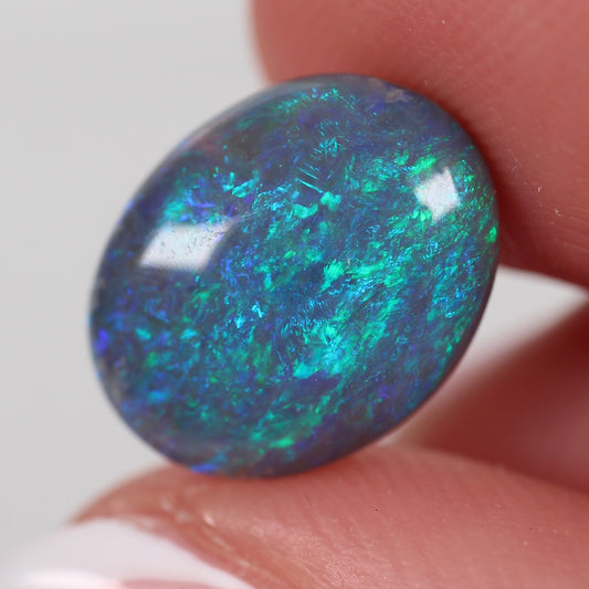 3.40ct (12.3 x 9.7 x 4.7mm) Dark Opal
