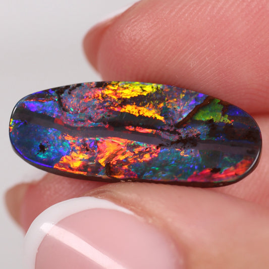 6.05ct (22x9.4x3.8mm) Boulder Opal